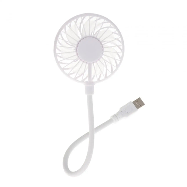 Mini Portable USB Fan Desk Fan Brushless Motor 360° Rotation Pocket Fan Mini Cool Fan Flexible Neck for Laptop or PC Versatile