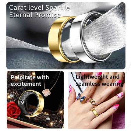 New Smart Ring Multifunctional Ring Bluetooth Health Monitoring Sleep Monitor Heart Rate Waterproof Sports Smartring Men Women
