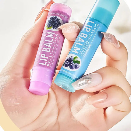 24 Pcs Fruit Flavor Lip Balm Set, Moisturizing Lip Care For Dry Chapped Lips, Nourishing Lipstick For Daily Use