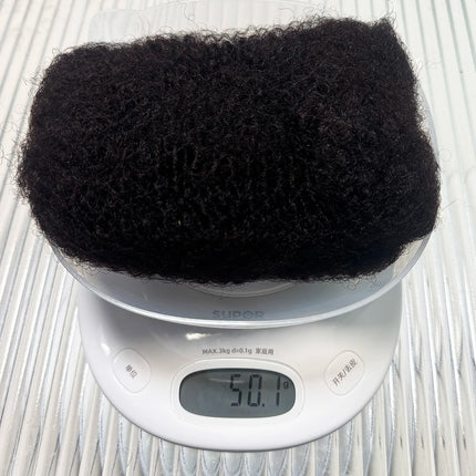 10-18 Inches Afro Kinky Bulk Human Hair Natural Color Bulk Human Hair Remy Hair Bundle Bulk Hair for Braiding Hair Extensions