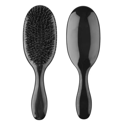 Boar Bristle Hair Brush Nylon Teeth Hair Extension Brush for Women Girl Matte Cushion Brush Hair Styling Smoothing Detangling