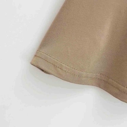 2025 New High Quality Casual T-shirt Sexy Slim Short Sleeves Fashion Trend Solid Women's Clothing Y2K Tops