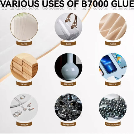 1-10Pcs Loolifl B-7000 Super Glue Safety Materials Epoxy Resin Repair Cell Phone Touch Screen Jewelry Craft Liquid Adhesive 15ml