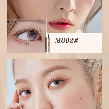 Ultra-fine Liquid Eyeliner Waterproof Glitter Matte Black Brown Shiny Eyeliner Lying Silkworm Pen Eye Beauty Party Makeup Tools