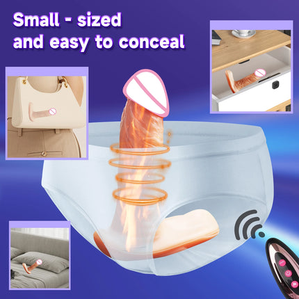 Wearable Realistic dildo Vibratior Thrusting Penis Penetration Anal Vibration Adult dildos Anal Sex Toy for Women Vibratiors 18
