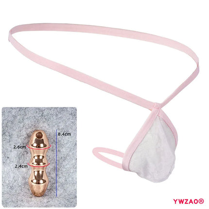YWZAO Anus Gay Plug Men's Dildo Ass Underwear Briefs Toys Lingerie Thongs Butt Panties Sexy Adult Anal Fisting N21 Combination