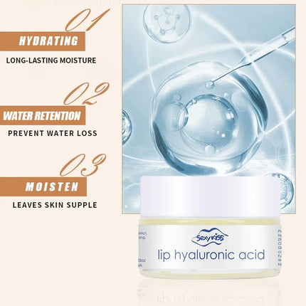 Hyaluronic Acid Collagen Sleep Lip Mask 20g Deep Hydration Lasting Moisturizing Exfoliation Day And Night Can Be Given As A Gift