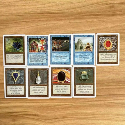 54 Pcs Black Core Cards P9 Dual Land Fetch Land Shock Lands  Proxy Cards