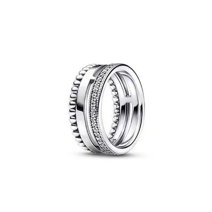 Hot Selling New 925 Silver,Heart-shaped,Snake Shaped,Snowflake Ring suitable for European Women' Holiday Gifts,Exquisite Jewelry