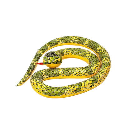 PVC Inflatable Python, Halloween Prank Prop, Terrifying Realistic Toy Snake