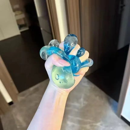 Slow Rebound Ice Cubes Squishy Squeeze Toy - Stress Relief Sensory Fidget Adults ADHD Autism Relax, Party Favors Gifts