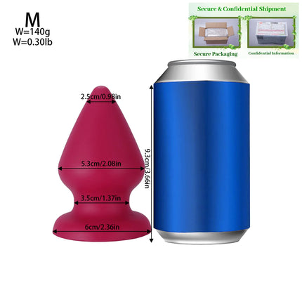 Small Fisting Butt Plug Training Dilator XXXL Huge Anal Plug Super Soft Anal Toys Suction Cup Big sex toy for men Women Buttplug