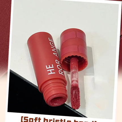 Matte Nude Velvet Liquid Lipstick 5 Color Sexy Red Coffee Lip Gloss Matte Lipstick Waterproof Non Stick Cup Lip Tint Mud Makeup