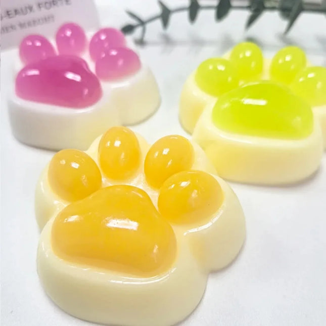 Soft Taba Squishy Cat Paw Fidget Toys Sensory Stress Relief Toy for Kids Adults Anxiety Relaxation, Squeeze Gift for Friends