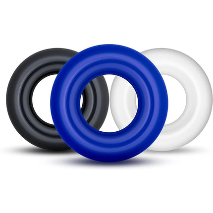 3 Pcs/Set Cock Ring Delay Ejaculation Penis Ring Sex Toys For Men Dick Enlargement Silicone Adult Supplies 18+ Stronger Erection