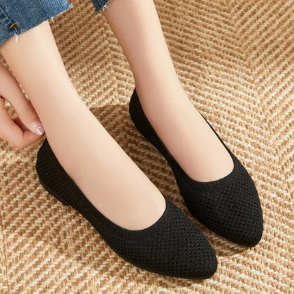 2025 Spring Breathable Mesh Flats Shoes for Women Comfortable Slip on Casual Shoes Woman Lightweight Soft Bottom Loafers