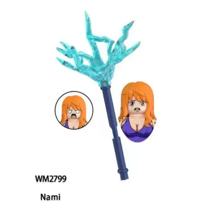 Nika Luffy Five Gear Action Figure Model Kit WM6194 WM6193 DY601S DY602S DY684 DY639 DY676 Mini Assembly Toys Children Gift