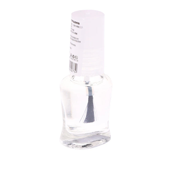6ml Clear Health Transparent Top Coat Nail Polish Enhance Glitter Nail Art Quick-Drying Long-Lasting No-Bake Nail Armor