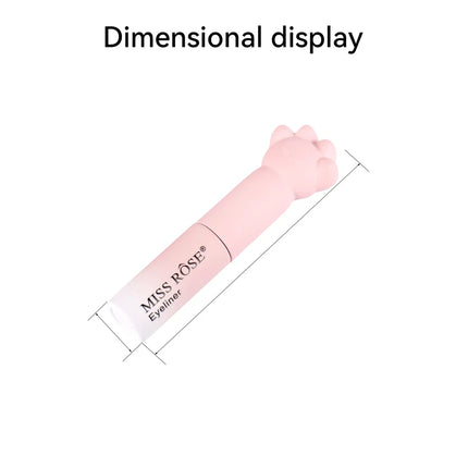 Pink Cat Paw Black Liquid Eyeliner Pen Fast Drying Long-lasting Smudge Proof Makeup Holding Premium Eye Liner Pen Eye Cosmetics