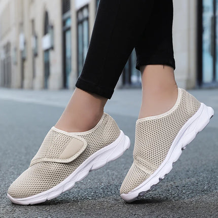 New Casual Orthopedic Shoes for Wide and Swollen Feet, Thumb Eversion, Adjustable, Soft, Comfortable Diabetic Walking Shoes