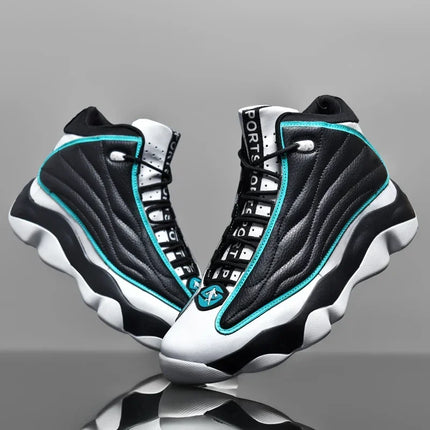 Hot Sale Basketball Shoes Men Women High Top Leather Outdoor Sport Shoe Unisex Anti-Slippery Basketball Boots Couples Sneakers