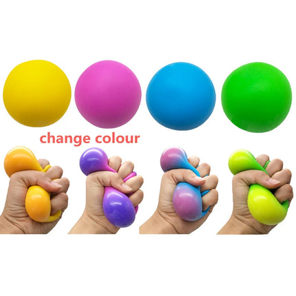 Slow Rising Stress Balls Fidget Toys for Adults Dough Squishy Balls Soft Sensory Calm Down Item for Classroom Autism ADHD