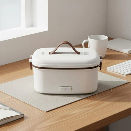 Car Heated Lunch Box Double Use Stainless Steel Heating Lunch Box Portable Food Warmer 3-in-1 Voltage Support Dishwasher Safe