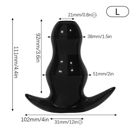5 Sizes Hollow Anal Plug/Dilator/Dildo Soft Speculum Prostate Massager Butt Plug Set Intimate/Enema Sex Toys For Women Men Gay