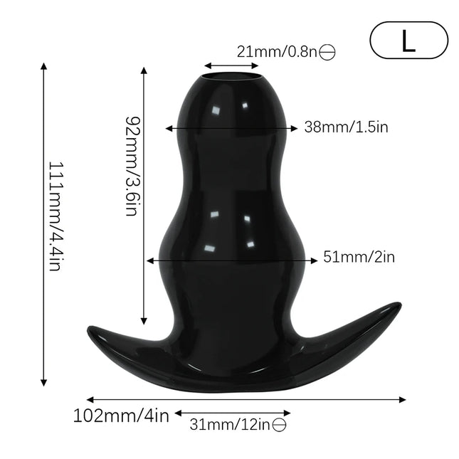 5 Sizes Hollow Anal Plug/Dilator/Dildo Soft Speculum Prostate Massager Butt Plug Set Intimate/Enema Sex Toys For Women Men Gay