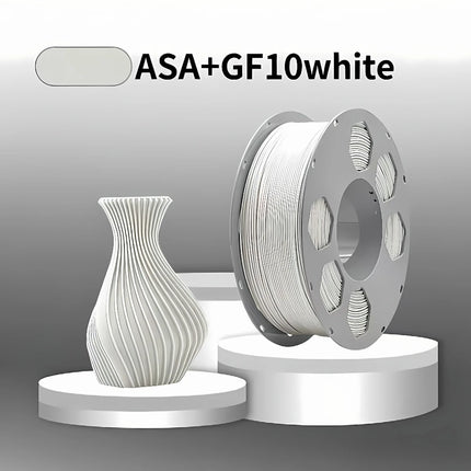ASA GF Filament 1.75mm Glass Fiber Reinforced ASA High Temp Resistance 3D Printing Materials No Warping No Clogging