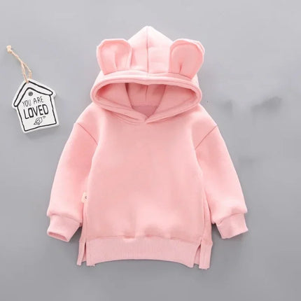 Autumn Winter Children Boys Clothes Sportswear Baby Girls Casual Hooded Sweatershirts Toddler Cotton Clothing Infant Sportswear