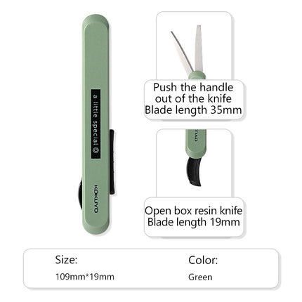 1pc Multifunctional Scissors Compact Pocket Portable Scalable Folding Stainless Steel Scissors Sharp Travel Scissors