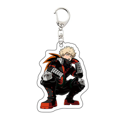 My Hero Academia Acrylic Keychain, Deku Bakugo Todoroki Charm, Boku no Hero Academia Anime Keyring, Bag Accessory, Gift