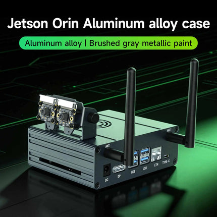 Yahboom Jetson Orin Case Aluminum Alloy Optional Camera Holder Suitable For Jetson Orin Nano SUPER Jetson Orin NX SUPER Kits