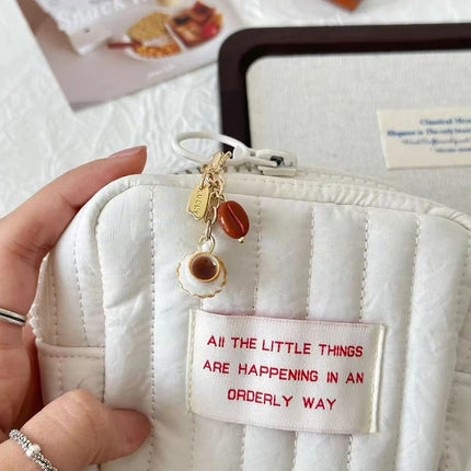 1PC Creative Unique Doughnut Bread Coffee Phone Charm Strap Pendant Lanyard Simulated Food Toys Keychain Bag Accessories Gift