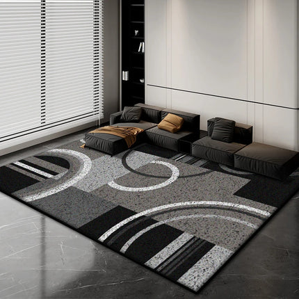 Nordic Abstract Luxury Carpet Home Decoration Living Room Fluffy Plush Rugs 200x300cm Bedroom Office Area Anti-Skid Floor Mats
