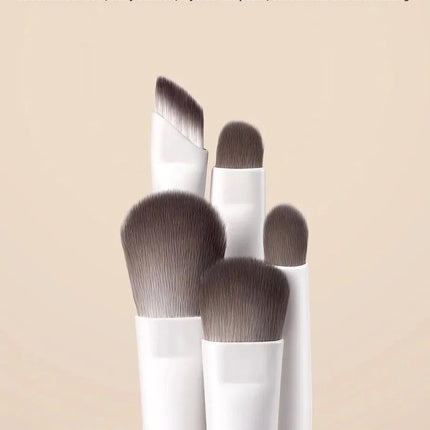 Cloud Porcelain 8-Piece Eyeshadow Brush Set Soft Bristle Blade Edge Eyeshadow Brush Nasal Shadow Brush Eye Makeup Diffusion Brus