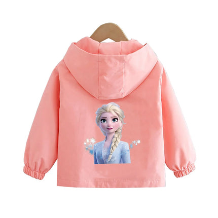 Children's Mickey Hooded Jacket 1-10 Years Autumn Boy's Windbreaker Zipper Hoodie Baby Boys Birthday Present Jacket Cosplay Coat