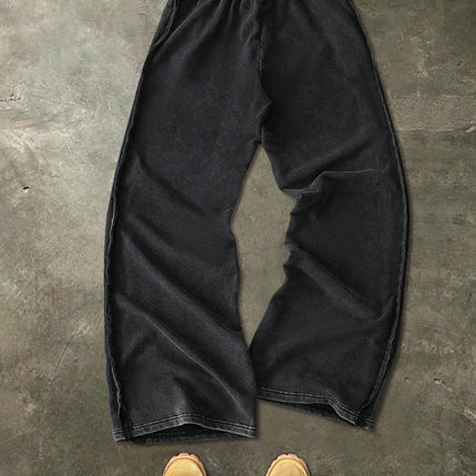 2026 Summer New Hot Retro Gothic Punk Style Men's 3D Printed Sports Leisure Straight Leg Pants Street Wear Men's Loose Pants