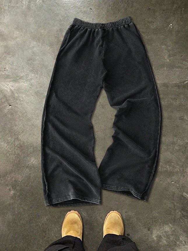2026 Summer New Hot Retro Gothic Punk Style Men's 3D Printed Sports Leisure Straight Leg Pants Street Wear Men's Loose Pants