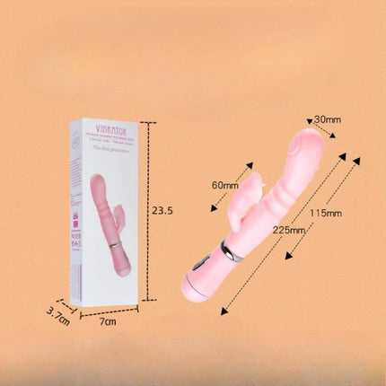 Krachtige Rabbit Vibrator G-Spot Clitoris Stimulator Tong Likken Dildo Stak Vagin Massager Masturbatie Seksspeeltje voor Vrouwen