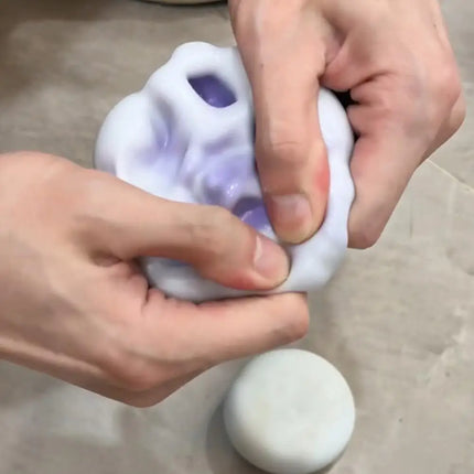 Super Soft Feel Table Toys Ultra-thin Ice Skin Stress Relieving Toy Stress Reliever Sticky Handmade Ball