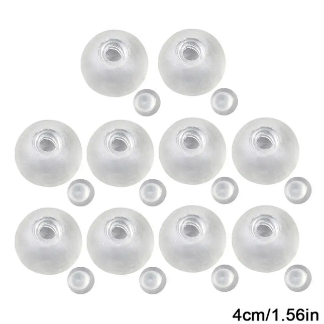 DIY Empty Ball Shell for Handmade Squishy Toy Clear Soft Rubber Skin for Maltose Squeeze Ball Creative Stress Relief Toy