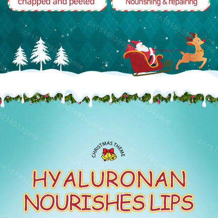Christmas Gift Set Hand Cream and Lip Balm Set Ultra Wrinkles Nourishing Moisturizing Nonsticky Gentle Skincare for All Skin Use