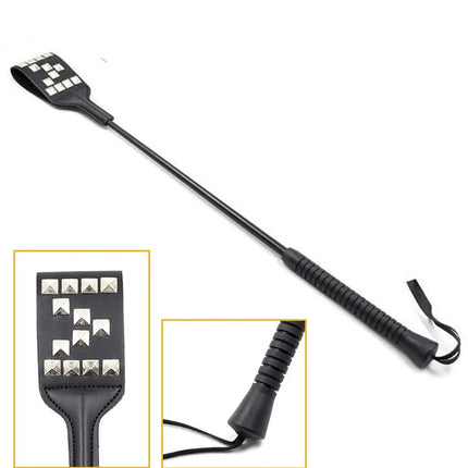 56CM Long Whip Fetish heart PU Leather Flogger Paddle With Plastic Handle BDSM Cosplay Bondage Adult Sex Game For Couple