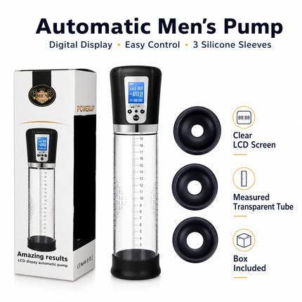 Electric Penis Enlargement Extend Pump Enhanced Penis Male Masturbator Penis Pumps Vacuum Pump Adult Sex Toys for Men Erections