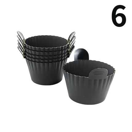 Silicone Air Fryer Egg Poacher Silicone Cupcake Baking Cups Ramekins For Air Fryer Ovens Air Fryer Silicone Basket