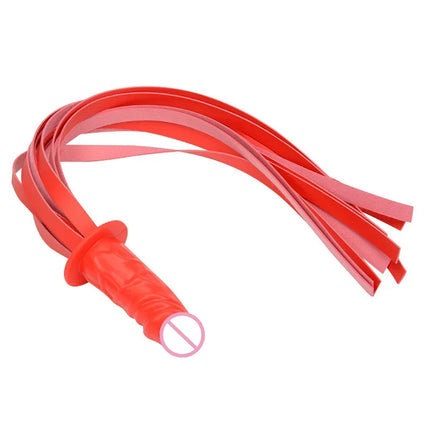 BDSM Slave Whips Simulation Penis Whip Restraint Fetish Dildo Whip Whipping Toys Flogger Paddle Adult Games Sex Tool for Couples