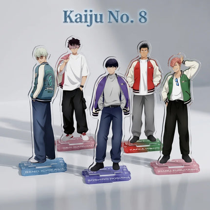 Kaiju No 8  Kafka Hibino Gen Narumi Anime Acrylic Stand Keychain Cute Cartoon Figure Desktop Decor Character Merch