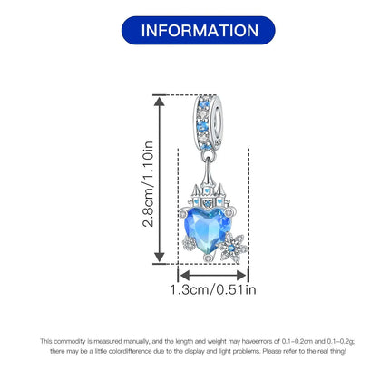 Orstarry Charm Silver 925 Beads Blue Series Fit Bracelet Charms DIY Original Fashion Pendants For Women Jewelry Trendy Gifts